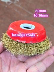 Chén cước bánh cước đánh rỉ sắt dày 3cm đường kính 80mm lỗ 16mm