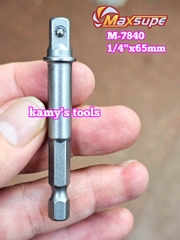 Đầu chuyển tuýp từ bắn vít sang bulong 1/4 inch và 1/2 inch Maxsupe M-7840 M-7841