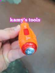 Bút thử điện chống va đập bake dẹp 4mm Kapusi model K-9086 K-9087, vít thử điện