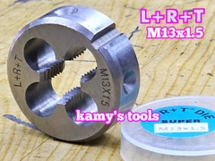 Bàn ren M13x1.5 (13x1.5) L+R+T (LRT) dụng cụ tạo ren ngoài bulong LRT-431315