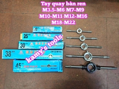 Tay quay bàn ren tạo ren ngoài Tianjie M3.5-M6 M7-M9 M10-M11 M12-M16 M18-M22