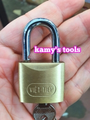 [Chính hãng] Ổ khóa việt tiệp thau bấm 3 phân model 01280