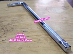 Cần tuýp siết đầu cong L 1/2 inch Santa dài 18 inch 450mm Santa, cần L 1/2 inch, cần tuýp L 1/2 inch 86-117