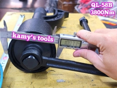 Dụng cụ bộ tay quay cộng lực tăng lực tháo mở tắc kê ốc bánh xe tải QL-58B 3800Nm Wetools