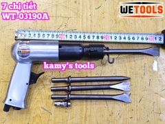 Máy đục hơi bê tông khí nén 7 chi tiết 190mm Wetools WT-03190A