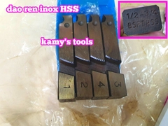 Dao tiện ren ống inox HSS Long Shun 1/2-3/4, 1-2, 2 1/2-3, 2 1/2-4 inch