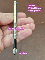 Đầu mũi bắn vít bake PH2 dài 150mm chống trượt SNZO SO-52215 (bán lẻ 1 cây)
