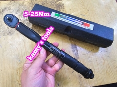 Cần siết lực chỉnh lực đen 1/4 inch 5-25Nm dài 265mm