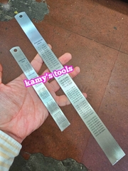 Thước lá inox C-mart 150mm 300mm D0019-150 D0019-300