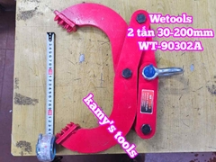 Kẹp kéo pallet 2 tấn mở ngàm 30-200mm Wetools WT-90302A