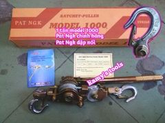 Kích căng cáp 1 tấn Pat Ngk NO1000 cáp 5mm dài 2200mm móc dập nổi chính hãng Haru