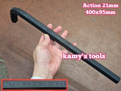 Lục giác đầu bằng thép đen Action 21mm dài 400mm ACHW-4021