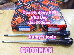 Tua vít đóng Goodman bake PH3 dẹp 8mm dài 200mm P98+8x200 P98-8x200