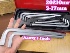 Bộ lục giác Kingtony 10 cây 3-17mm model 20210MR