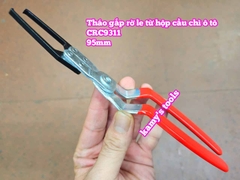 Kìm tháo gắp rơ le điện từ hộp cầu chì xe hơi ô tô mở tối đa 95mm dài 220mm Wetools CRC9311