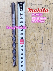 Mũi khoan bê tông chuôi gài SDS-Plus Makita 10mm dài 160mm 10x160mm D-00175