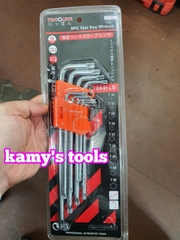 Bộ lục giác bi và bộ lục giác hoa thị sao 9 cây thương hiệu Nhật Trigoldte model 661102 và 661202