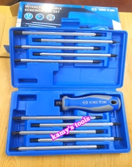 Bộ tua vít 2 đầu hệ mét 11 chi tiết hệ mét Kingtony model 32518MR