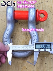 Ma ní omega chốt vặn ren SHBC-006 DCH 6.5 tấn 7/8 inch đường kính ty ren 25mm