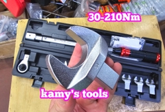 Cần siết cân chỉnh lực đổi đầu 1/2 inch 30-210Nm 9 cờ lê miệng 13-30mm