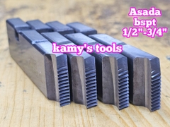 1/2-3/4 inch Dao tiện ren ống Asada Ksu Piset hiệu Unir BSPT