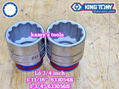 Tuýp 3/4 inch hệ inch 12 cạnh Kingtony 1-11/16 inch 1-3/4 inch 633054S 633056S