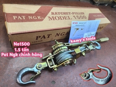 Kích căng cáp 1.5 tấn Pat Ngk NO1500 cáp 6mm dài khoảng 1250mm móc dập nổi chính hãng Haru Awesome
