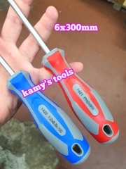 Tua vít bake dẹp kingtony ph2 6mm dài 300mm 12 inch model 14210212 14226512, tô vít