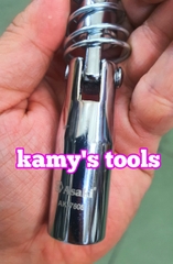 Tay mở bugi 16mm đầu bẻ Asaki model AK-7605