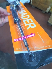 Tay bơm lốp xe ô tô, xe tải, xe máy có đồng hồ đầu cong và tay bơm lốp xe xoáy ti van quay kim vòi có đồng hồ loại thẳng