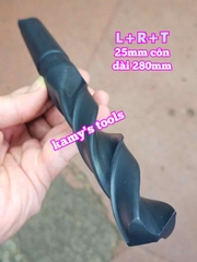 Mũi khoan sắt đuôi côn 25mm L+R+T dài 280mm LRT-52325A