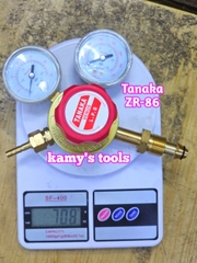 Đồng hồ gas đồng hồ gió đá thân thau Tanaka ZR-86 dùng cho cắt kim loại