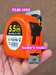 FLM-1955 Thước cuộn 5.5m (5.5 mét) bản 19mm Fujiya cao cấp, thước kéo 5.5m