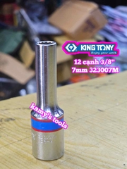 Đầu tuýp 3/8 inch 12 cạnh Kingtony 7mm 8mm 10mm 12mm 13mm 14mm 17mm 323007M 323008M 323010M 323012M 323013M 323014M 323017M