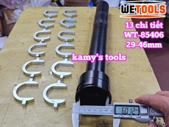 Bộ vam cảo rotuyn lái trong đầu cờ lê 13 chi tiết 29-46mm Wetools WT-85406