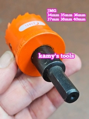 Mũi khoét lỗ kim loại JMG 34mm 35mm 36mm 37mm 38mm 40mm
