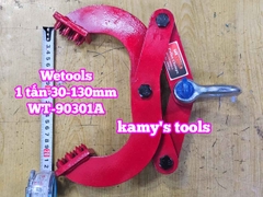 Kẹp kéo pallet 1 tấn mở ngàm 30-130mm Wetools WT-90301A