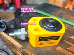 Kích thủy lực lùn 10 tấn HHYG-10D TLP hành trình 25mm chiều cao 49mm-74mm