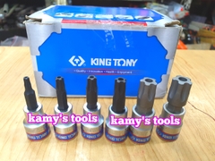 Đầu tuýp sao 5 cạnh Kingtony 3/8 inch IPR09-IPR60 302D09 302D20 302D25 302D27 302D30 302D40 302D45 302D50 302D55 302D60