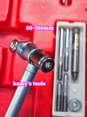 50-160mm Đồng hồ đo lỗ trong xy lanh chính xác độ sai số 0.01mm