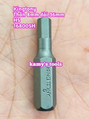 Mũi vít đóng lục giác Kingtony thân 8mm dài 36mm 4mm 5mm 6mm 8mm H4 H5 H6 H8 model 163604H 163605H 163606H 163608H