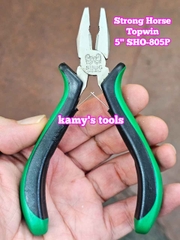 Kìm điện bằng có răng 5 inch 125mm SHO-805P Strong Horse Topwin