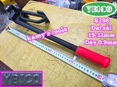 Dụng cụ đóng đai siết căng dây đai sắt thép Ybico S298 19-32mm dài 500mm