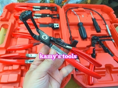 Bộ kìm tháo lắp cổ dê kẹp ống dẫn nhiên liệu 9 chi tiết kamytools