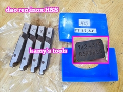 Dao tiện ren ống inox HSS Long Shun 1/2-3/4, 1-2, 2 1/2-3, 2 1/2-4 inch