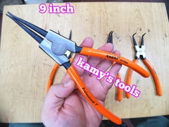 Kìm Mở Phe Asaki 9 inch 225mm Cong Thẳng Bóp Vào Bung Ra AK-8330 AK-8344 AK-8337 AK-8351