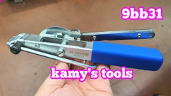 Dụng cụ siết cắt dây đai inox trục láp ,kìm siết đai láp, siết quai nhê cổ dê láp ô tô Kingtony model 9BB31