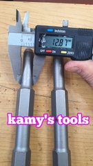 Mũi đục bê tông nhọn dẹp đuôi lục giác 17mm dài 400mm hiệu FOLL cao cấp