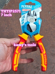 Kìm cắt cách điện 1000V Total THTIP2571 dài 7 inch 180mm