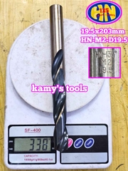 Mũi khoan sắt inox Hoàng Nam 135 độ M2 cỡ 19mm 19.5mm 20mm